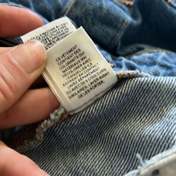 We the Free Super High Rise Denim Skirt Sz-24 - Picture 11 of 11